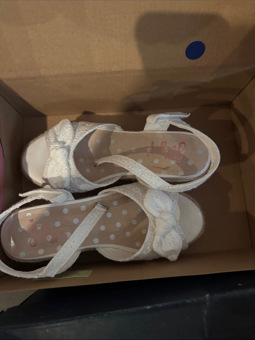 Girls White Bow Sandals - Kids Shoes